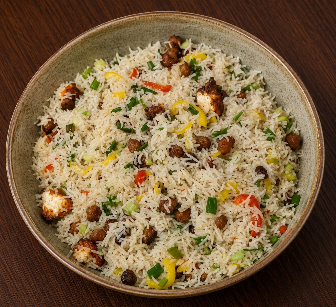 Paneer Soya Fried Rice